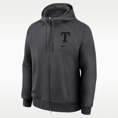 Texas Rangers Authentic Collection Men's Nike Dri-Fit MLB Full-Zip